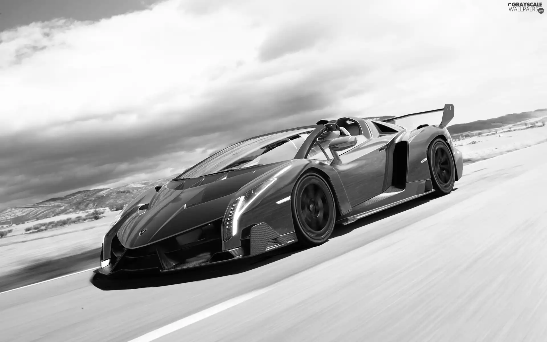 Red, Lamborghini Veneno Roadster