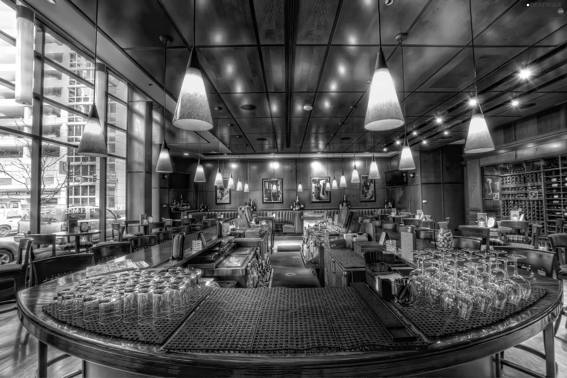 Lamps, Restaurant, buffet