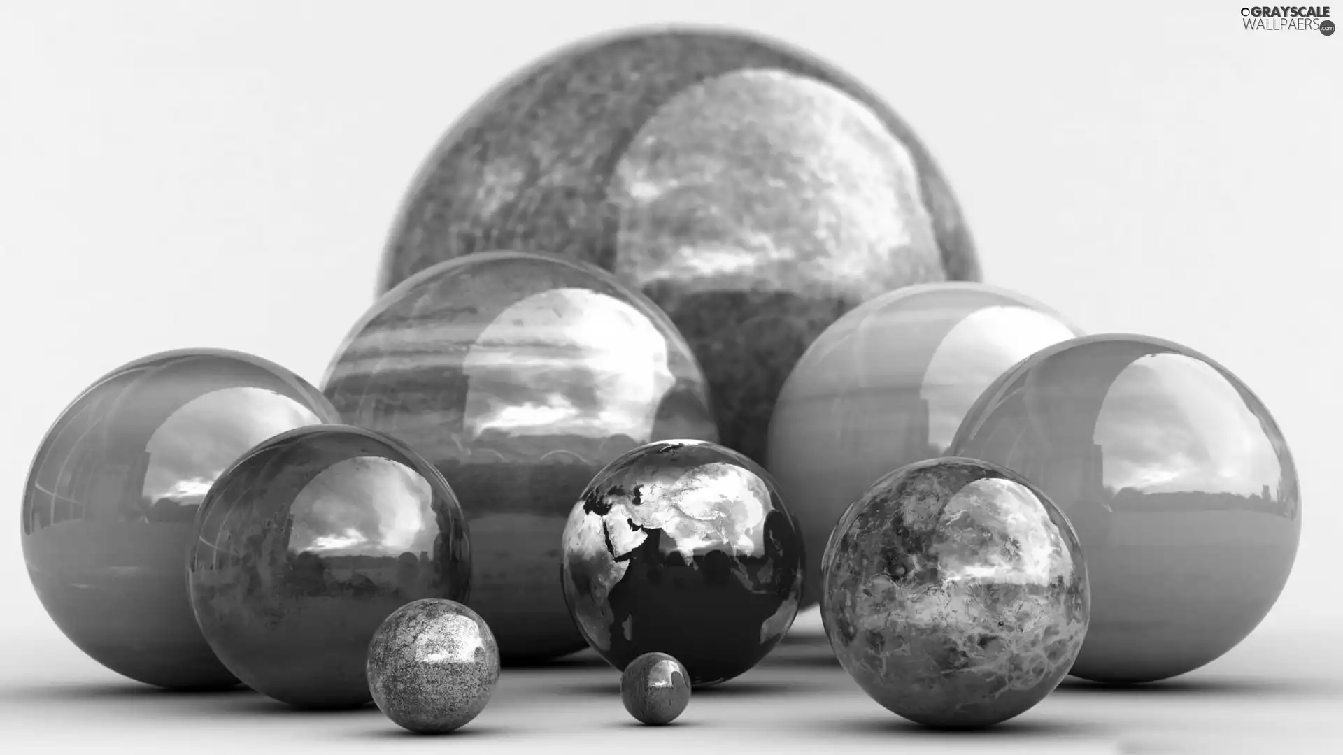 land, 3D Graphics, Orbs