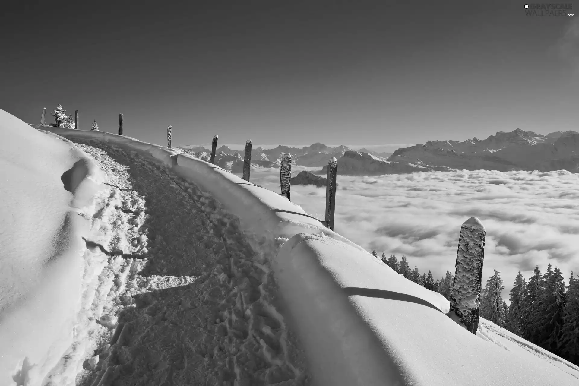 landscape, Beatyfull, winter