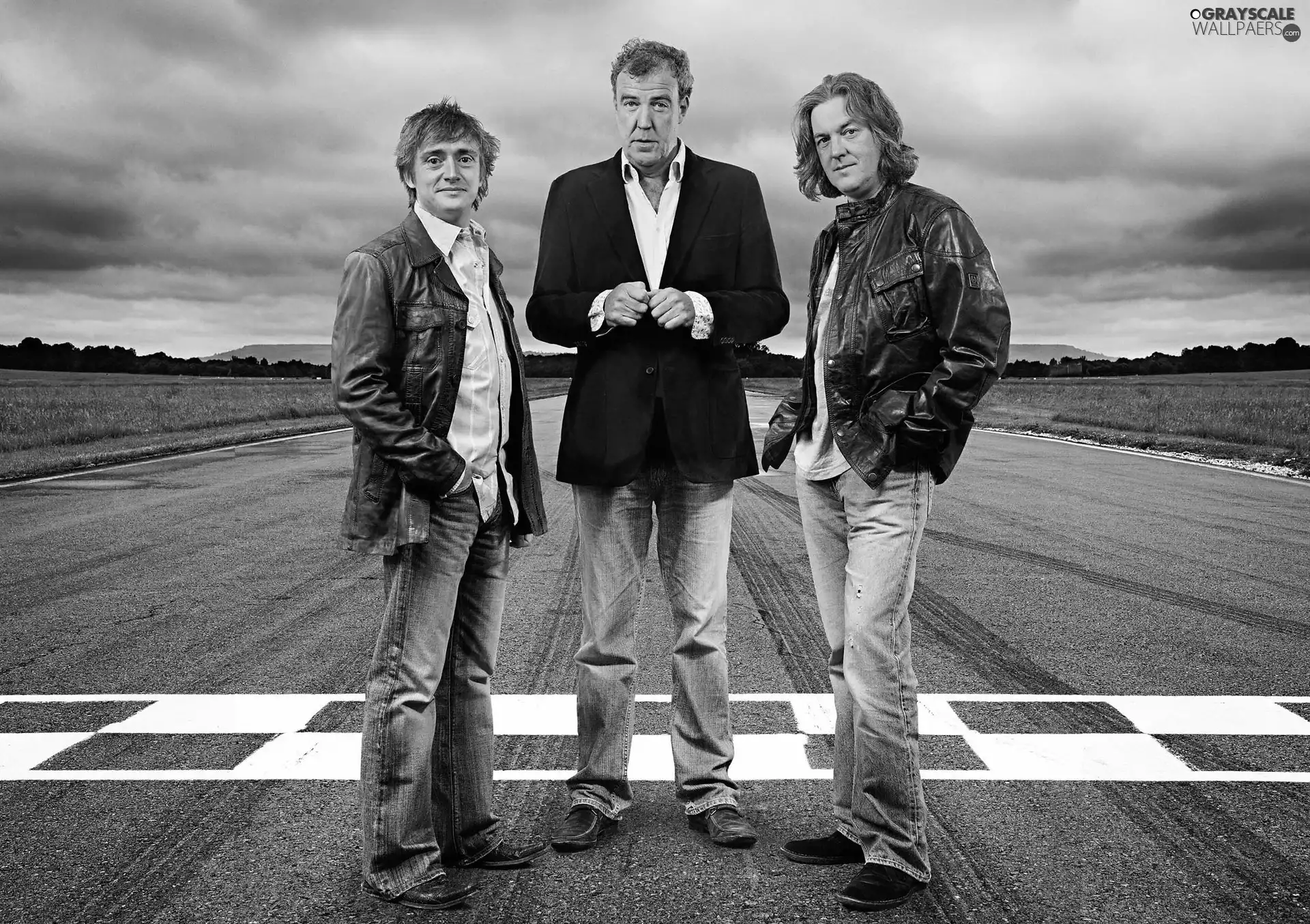 Jeremy Clarkson, James May, leading, Richard Hammond, Top Gear
