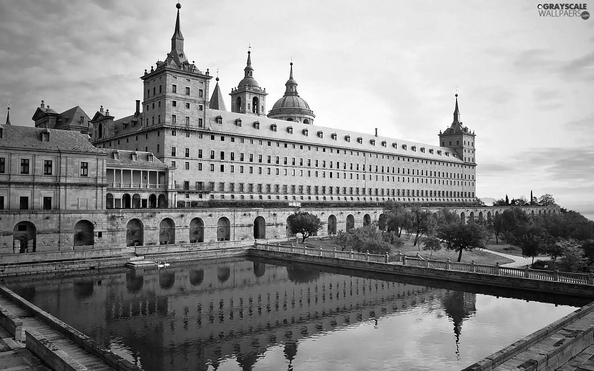 Monastery, Team, In San, Palace, Escorial, Library, Lorenzo