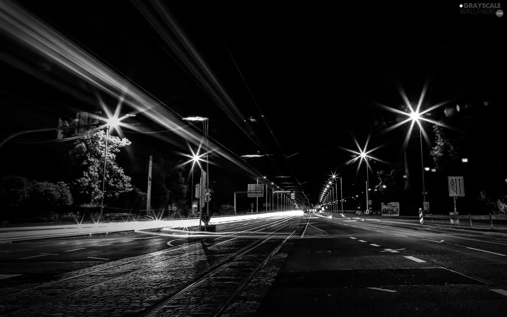 light, Street, Night