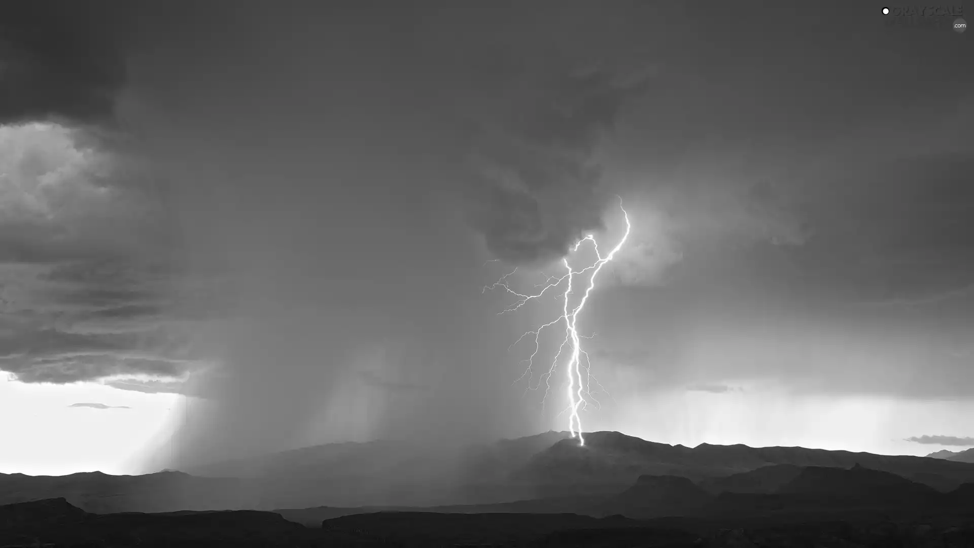 Storm, lightning