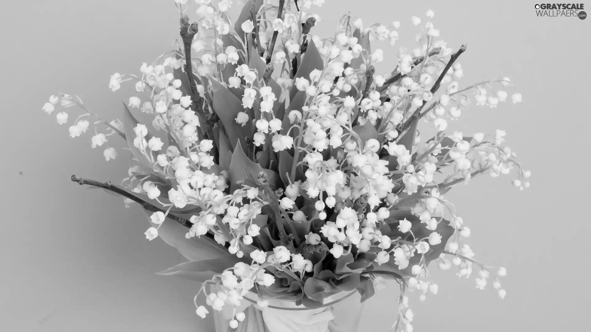 Vase, bouquet, Lily of the Valley