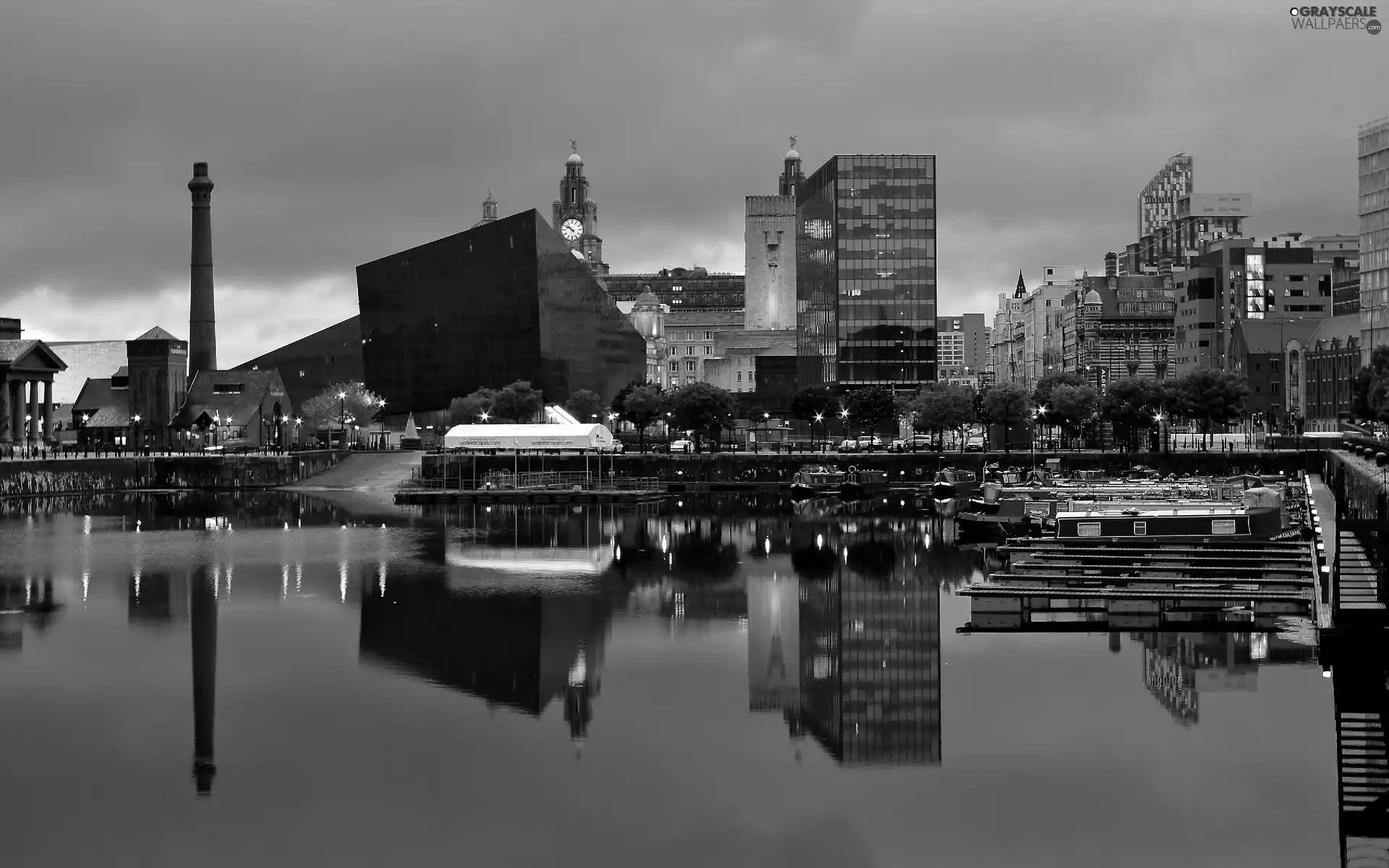 Harbour, Town, Liverpool Skyscrapers