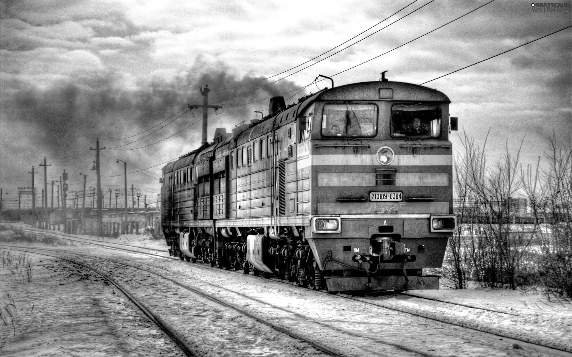 locomotive, winter, ##, Electric