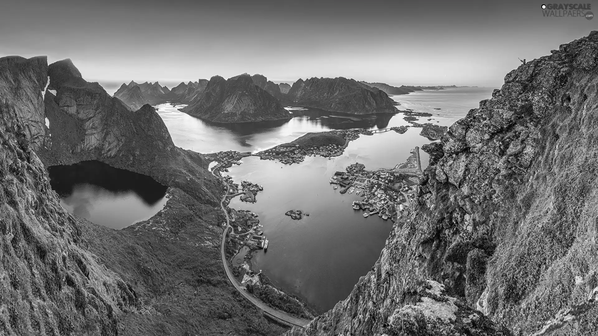 Mountains, Lofoten, Norway, Norwegian Sea