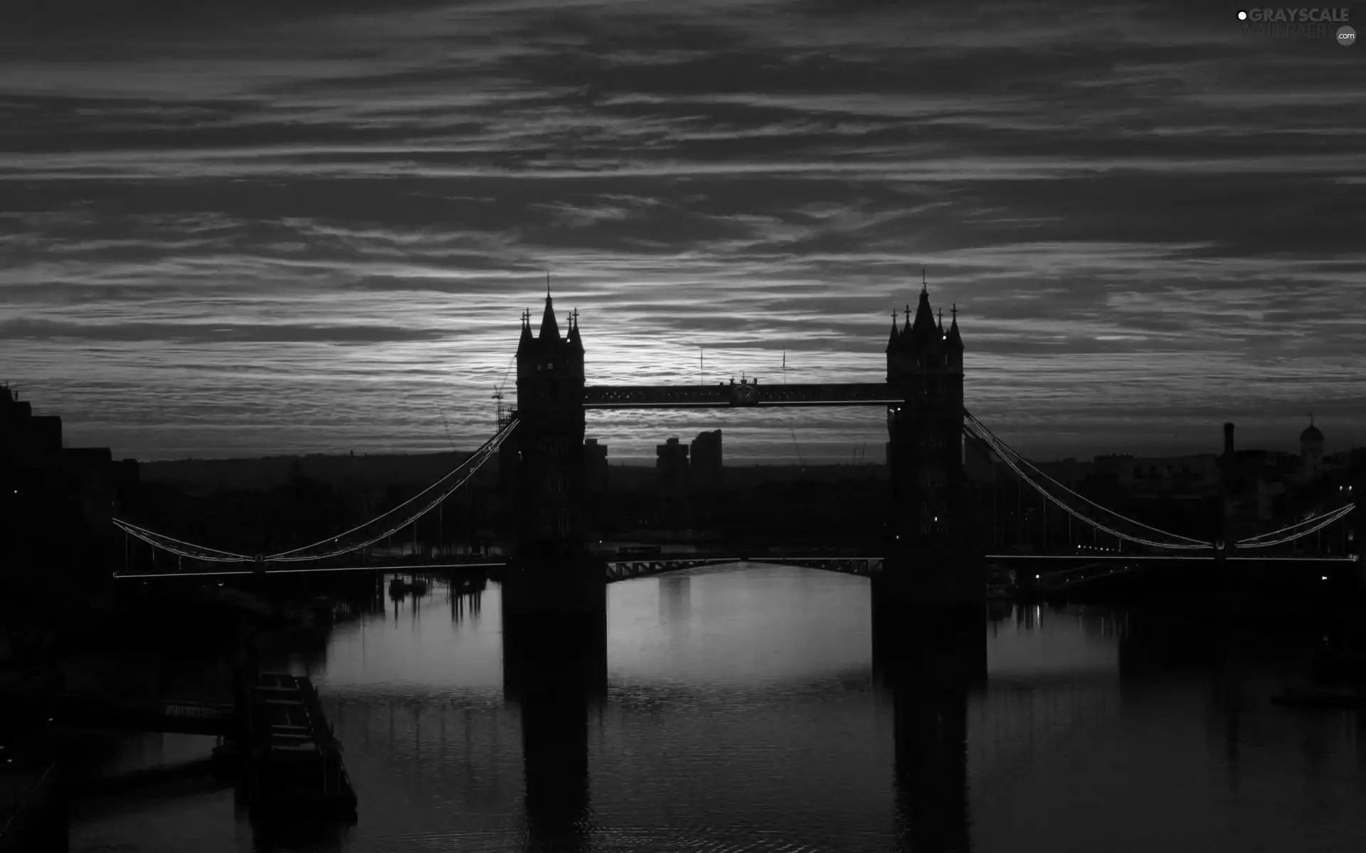 west, bridge, London, sun