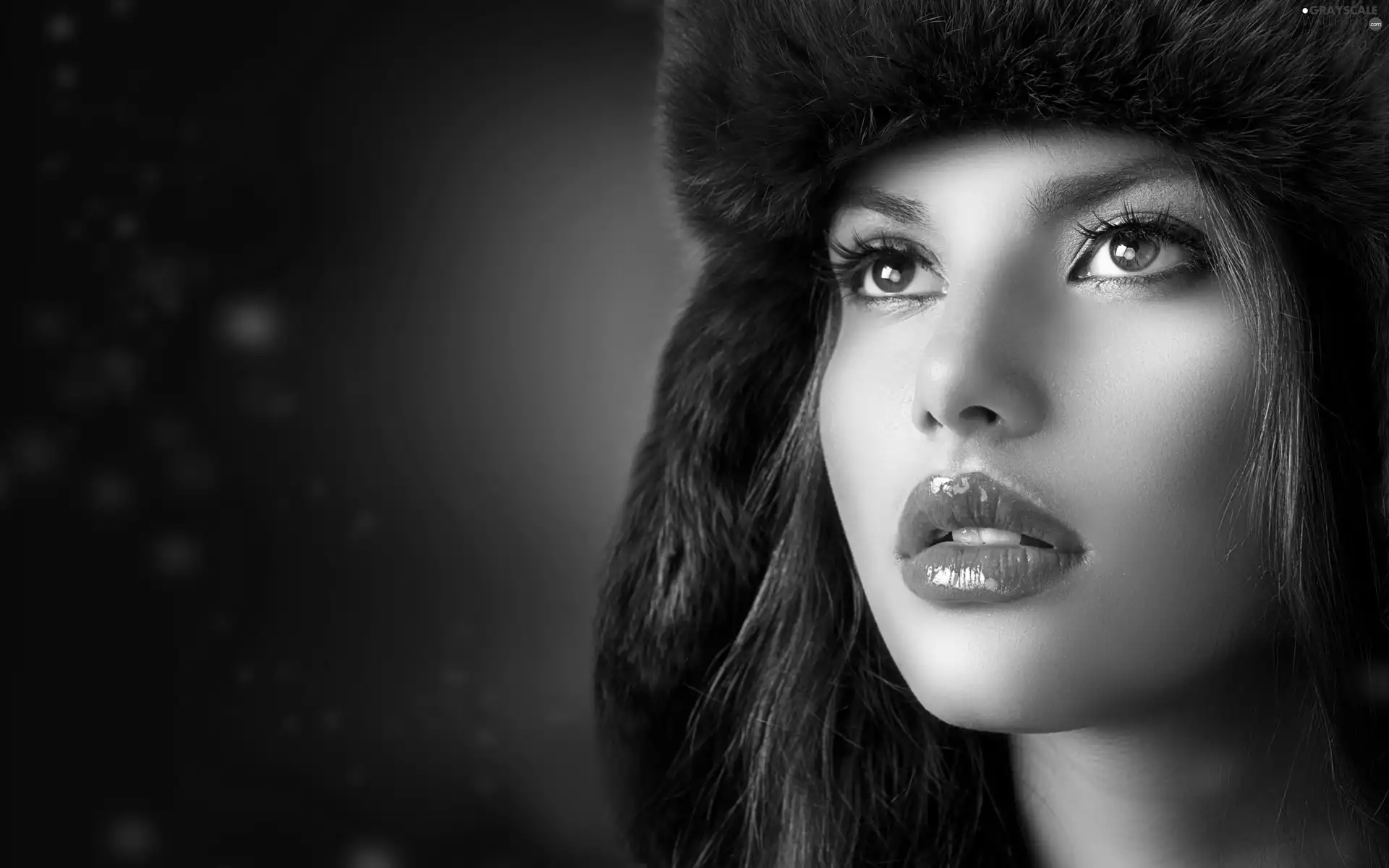 Women, make-up, Hat