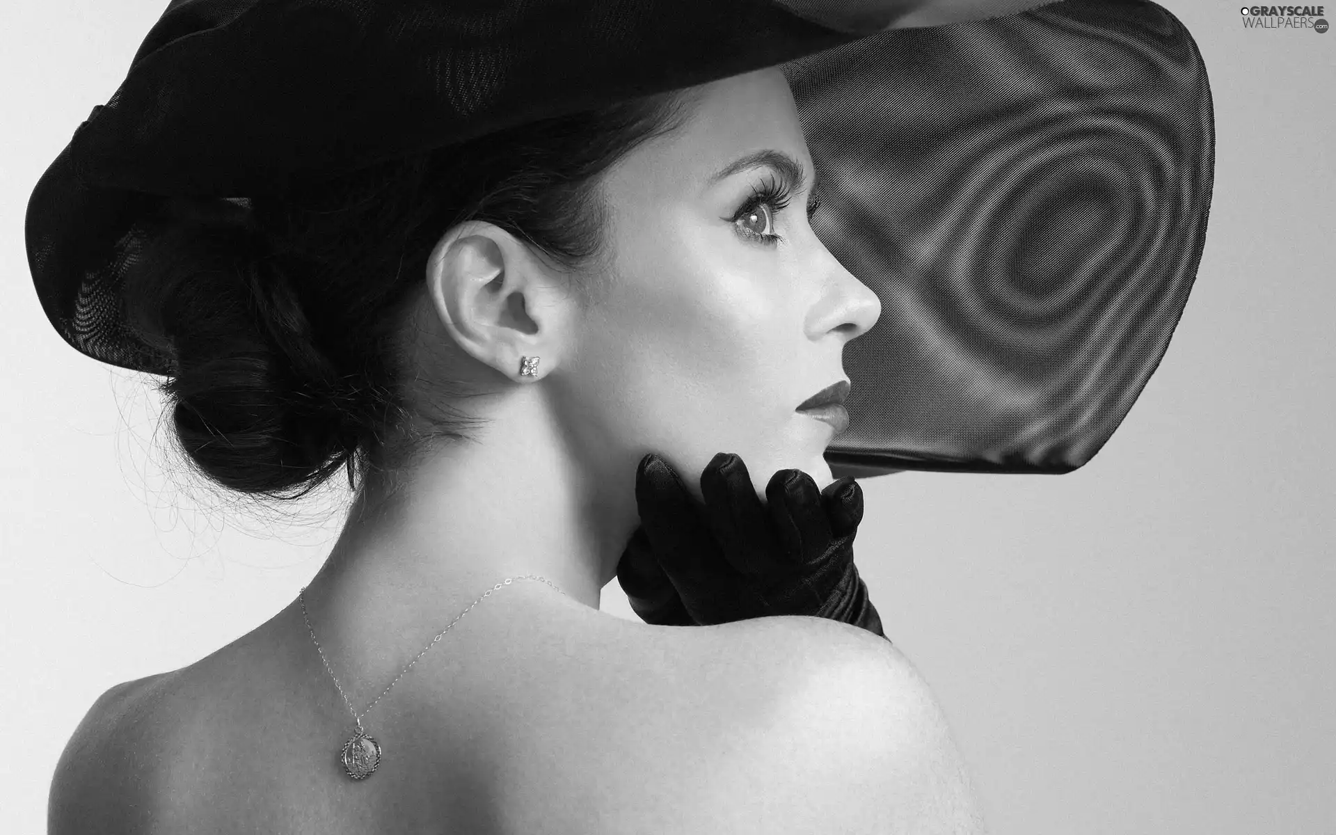 Hat, Women, make-up