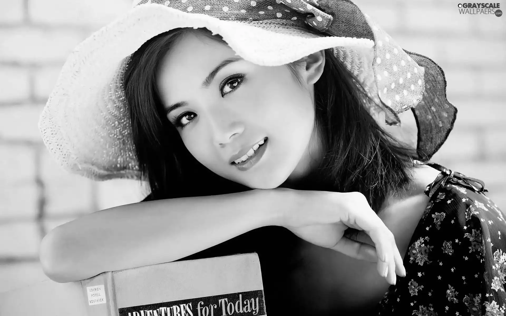 Beauty, Hat, make-up, Japanese girl