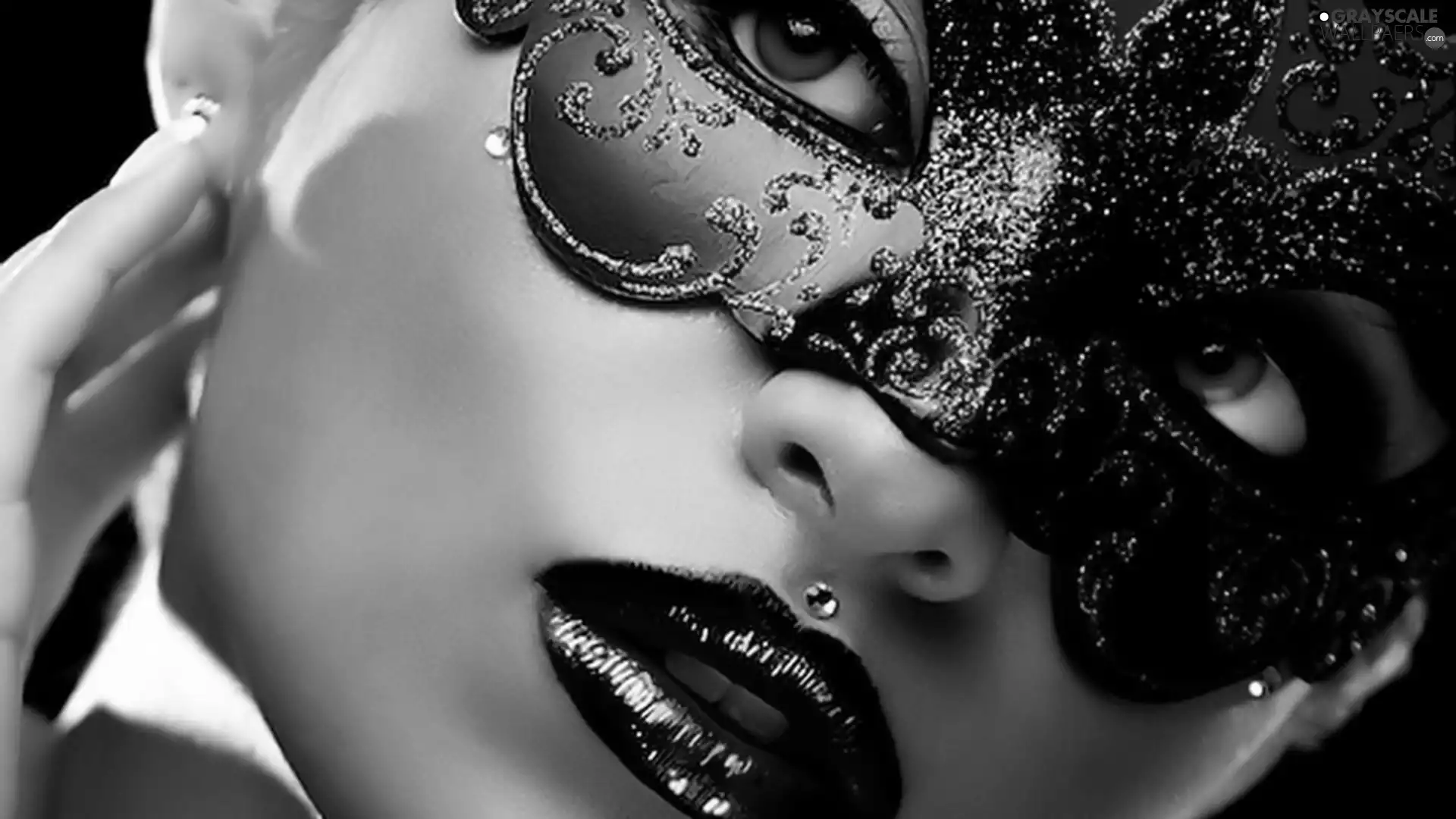 Mask, Women, make-up