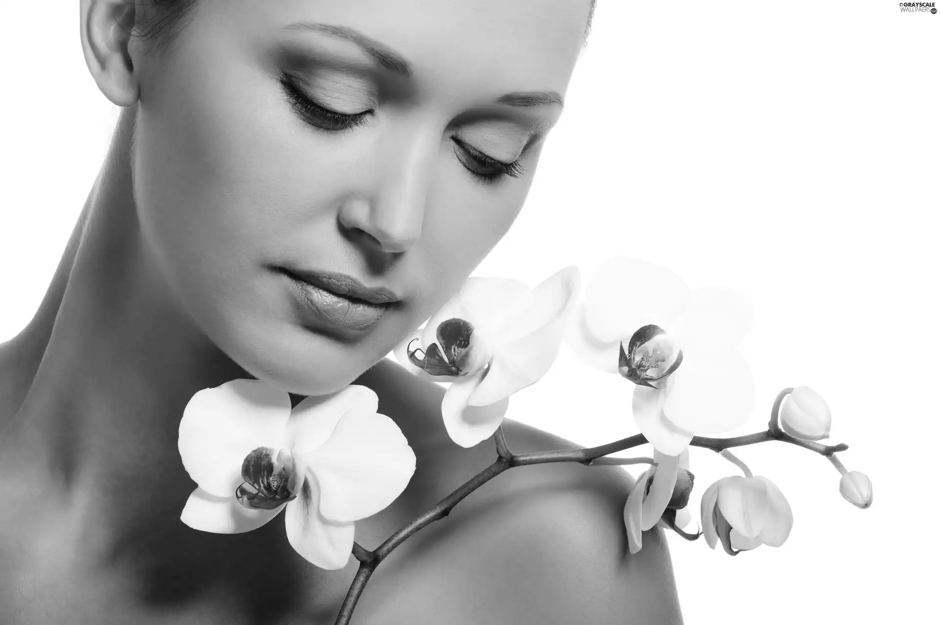 orchids, Women, make-up