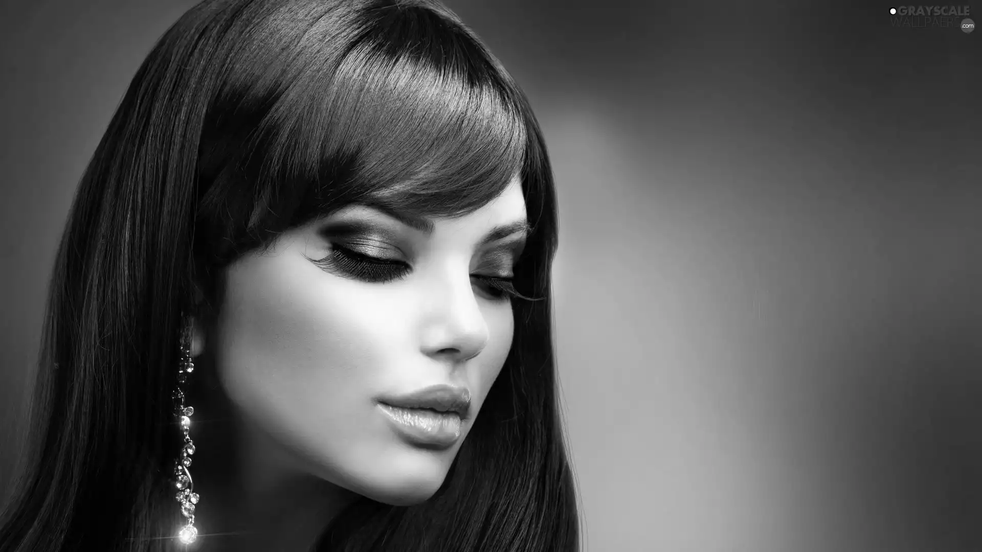 ear-ring, Women, make-up