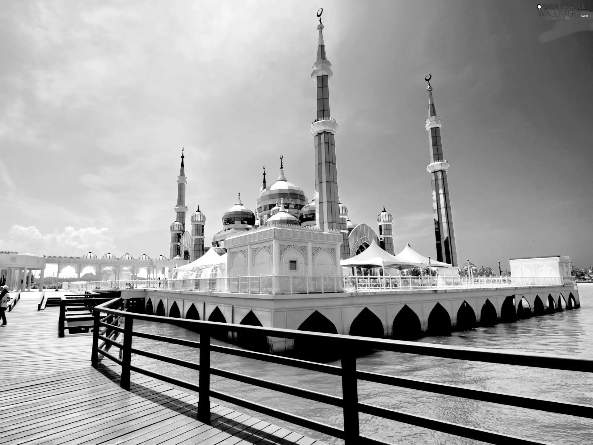 mosque, Kuala Lumpur, Malaysia