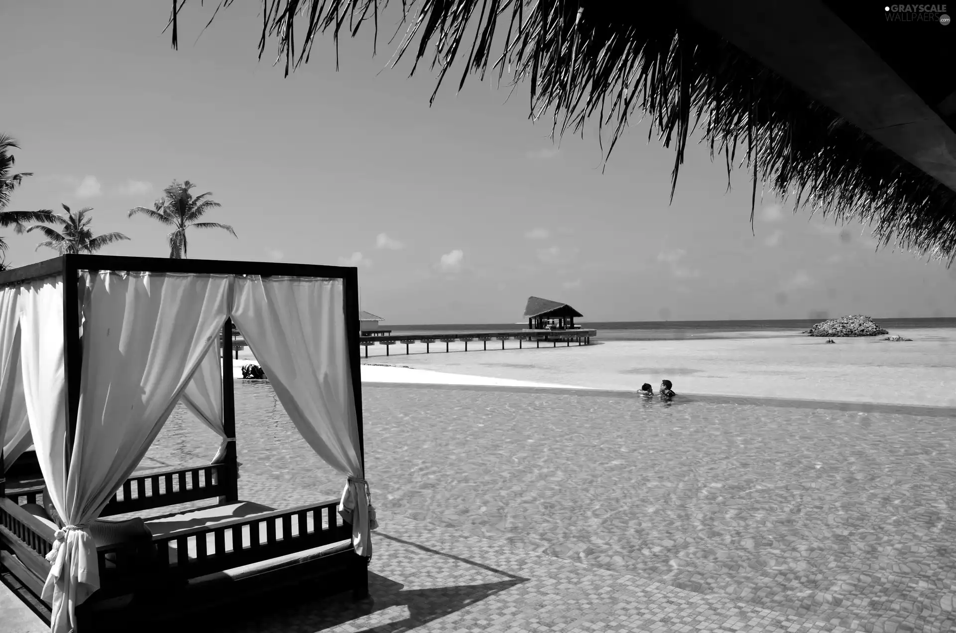 Ocean, spa, Maldives, Beaches