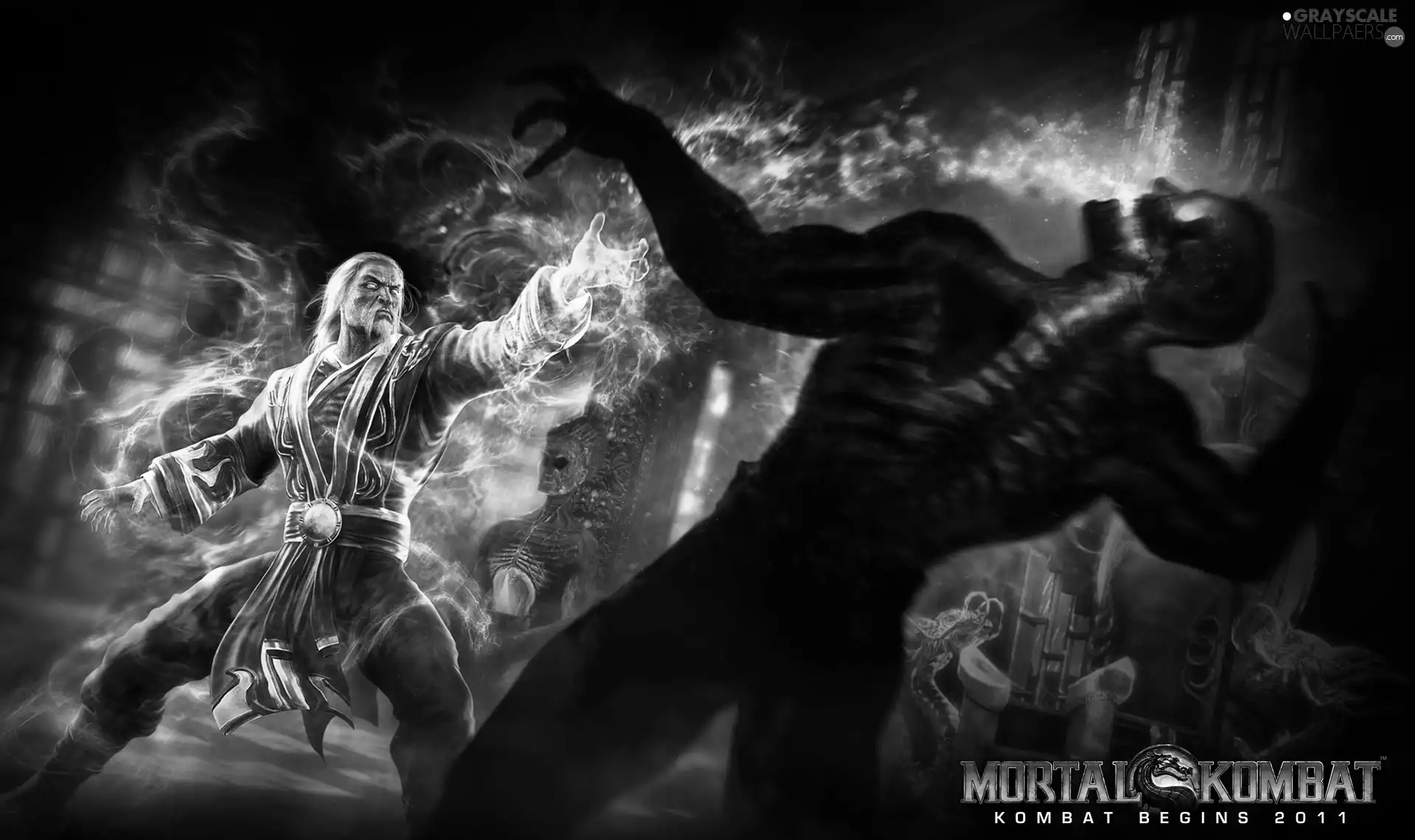 Mortal Kombat, magic, a man, Shang Tsung