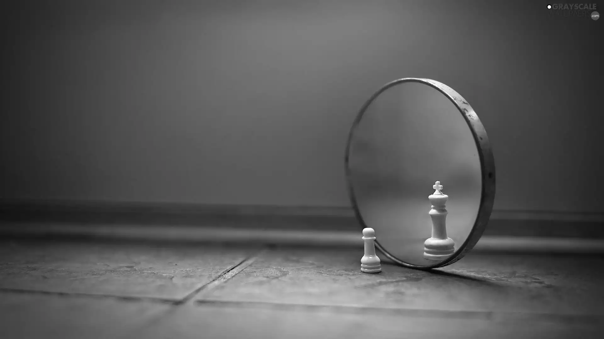 mirror, figure, chess