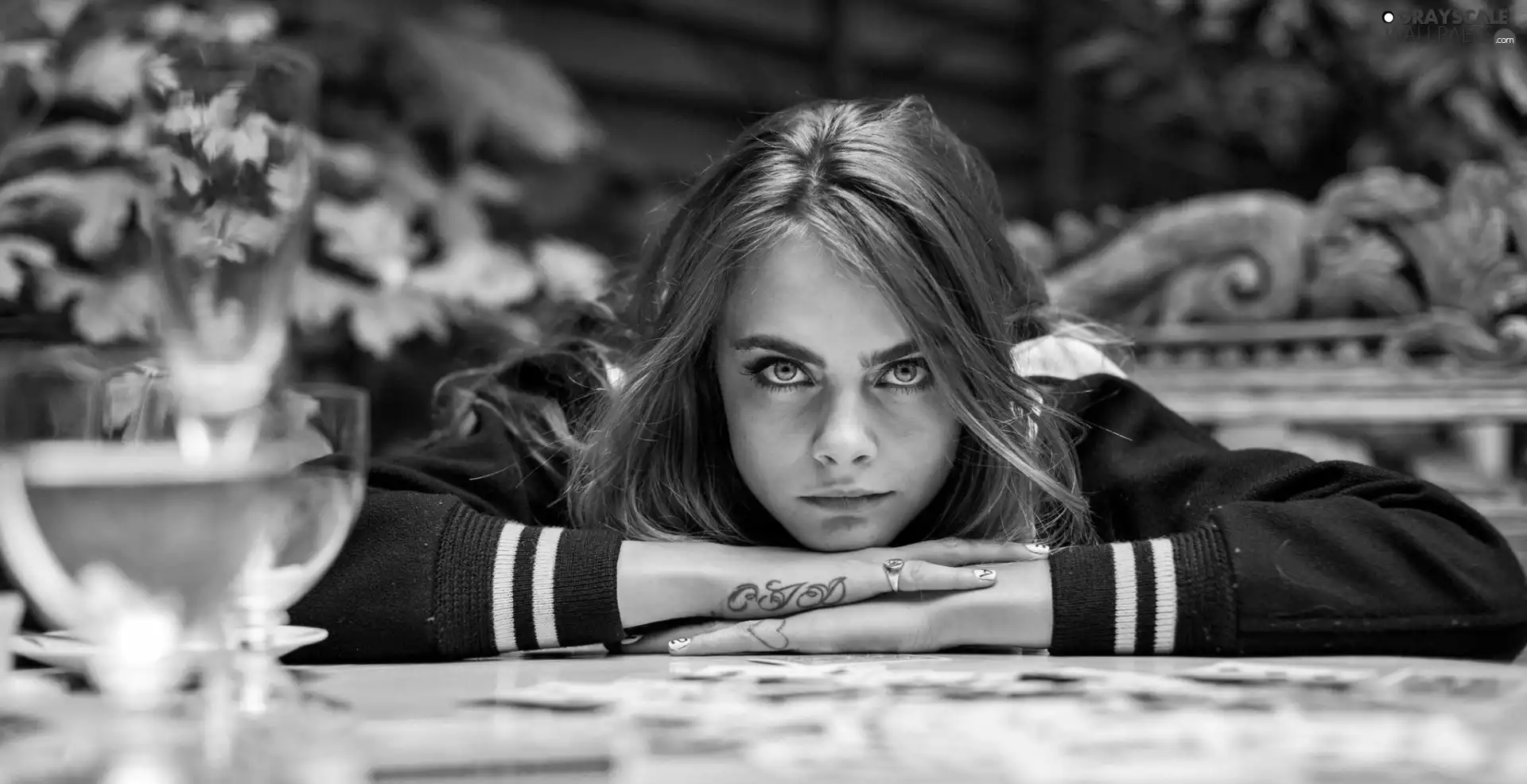 Nails, face, actress, Tattoo, Women, Cara Delevingne, model