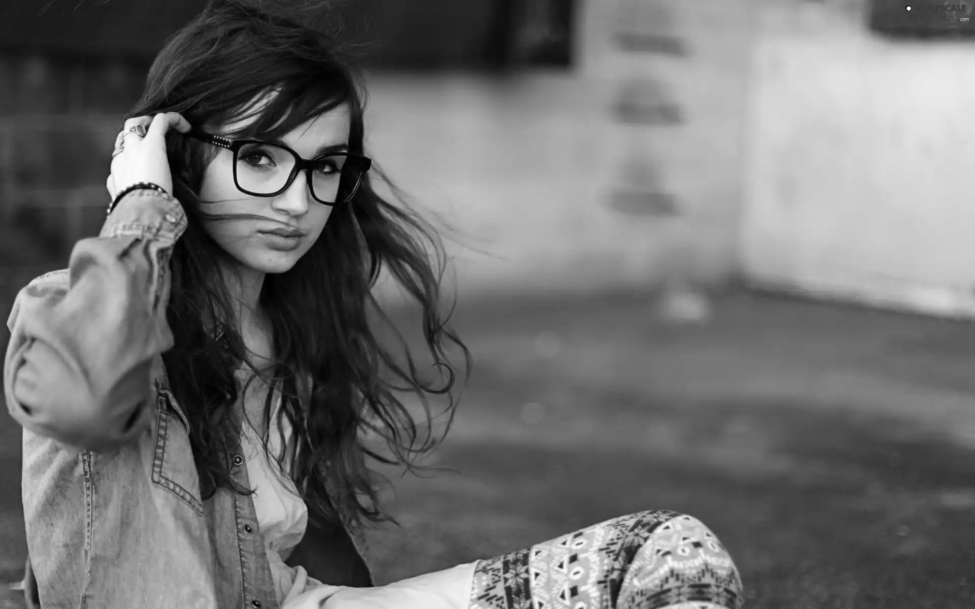 Women, Glasses, model, face