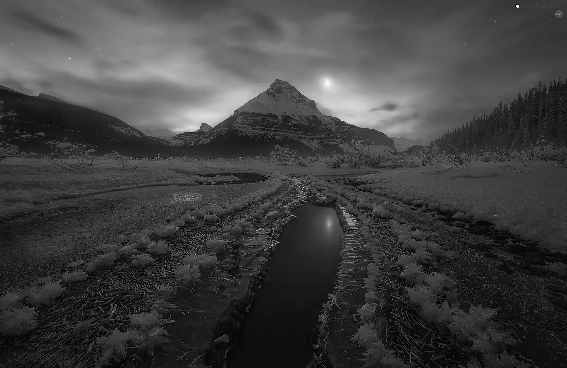 mount, Mountains, winter