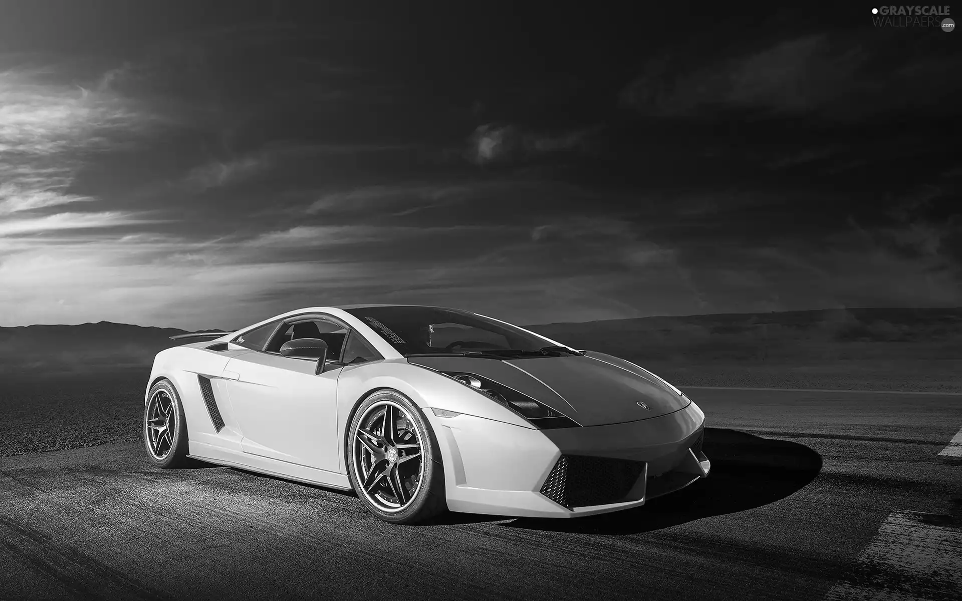 Mountains, Night, Gallardo, Way, Lamborghini