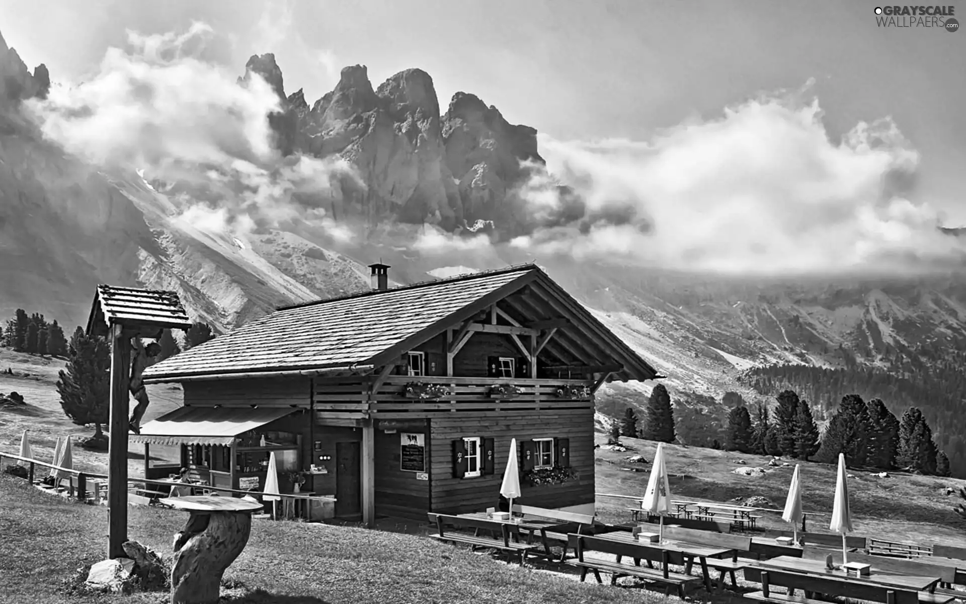 Restaurant, Mountains