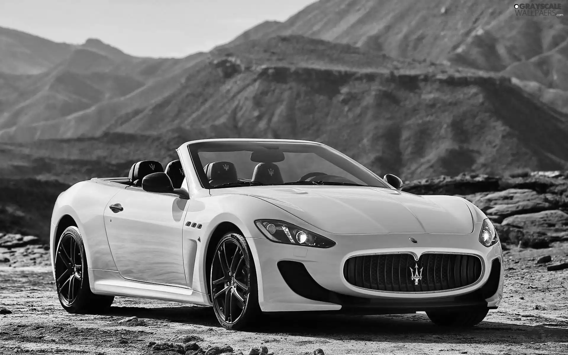 Mountains, maserati, Way