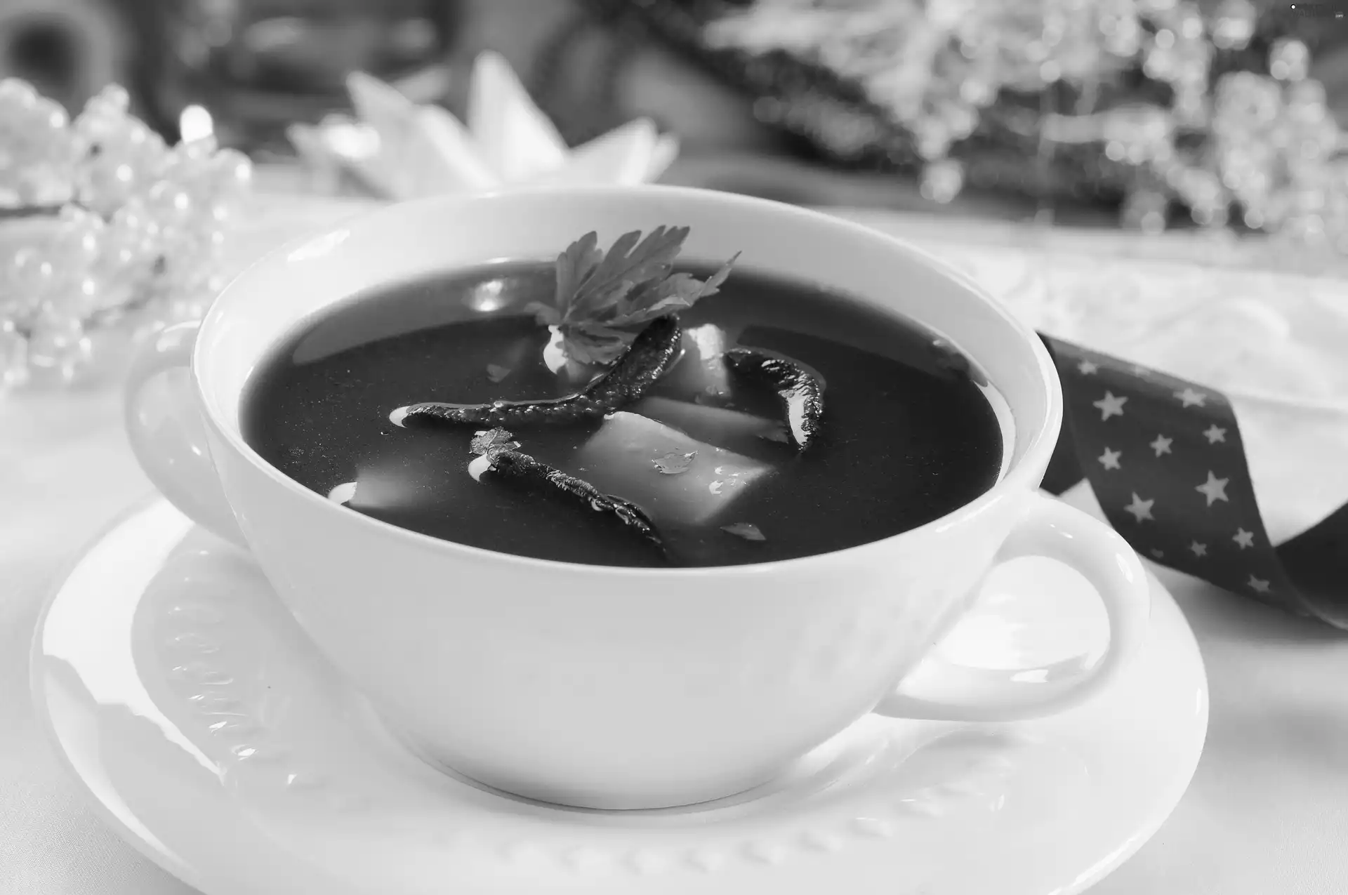 mushroom soup, cup