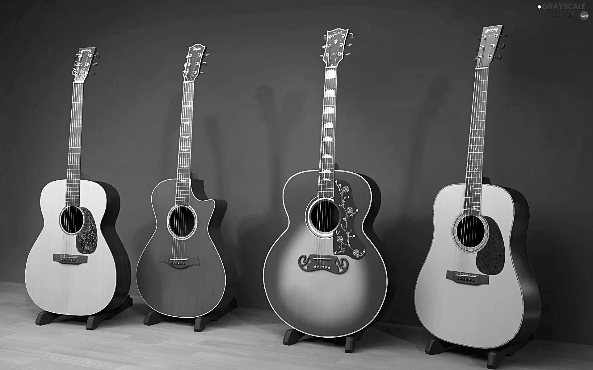 Guitars, music