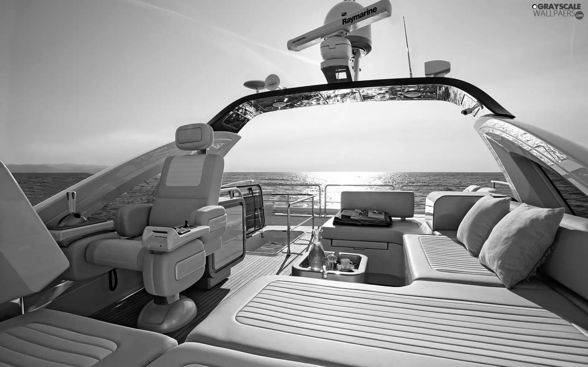 sea, Yacht Azimut-72S, Navigation Bridge