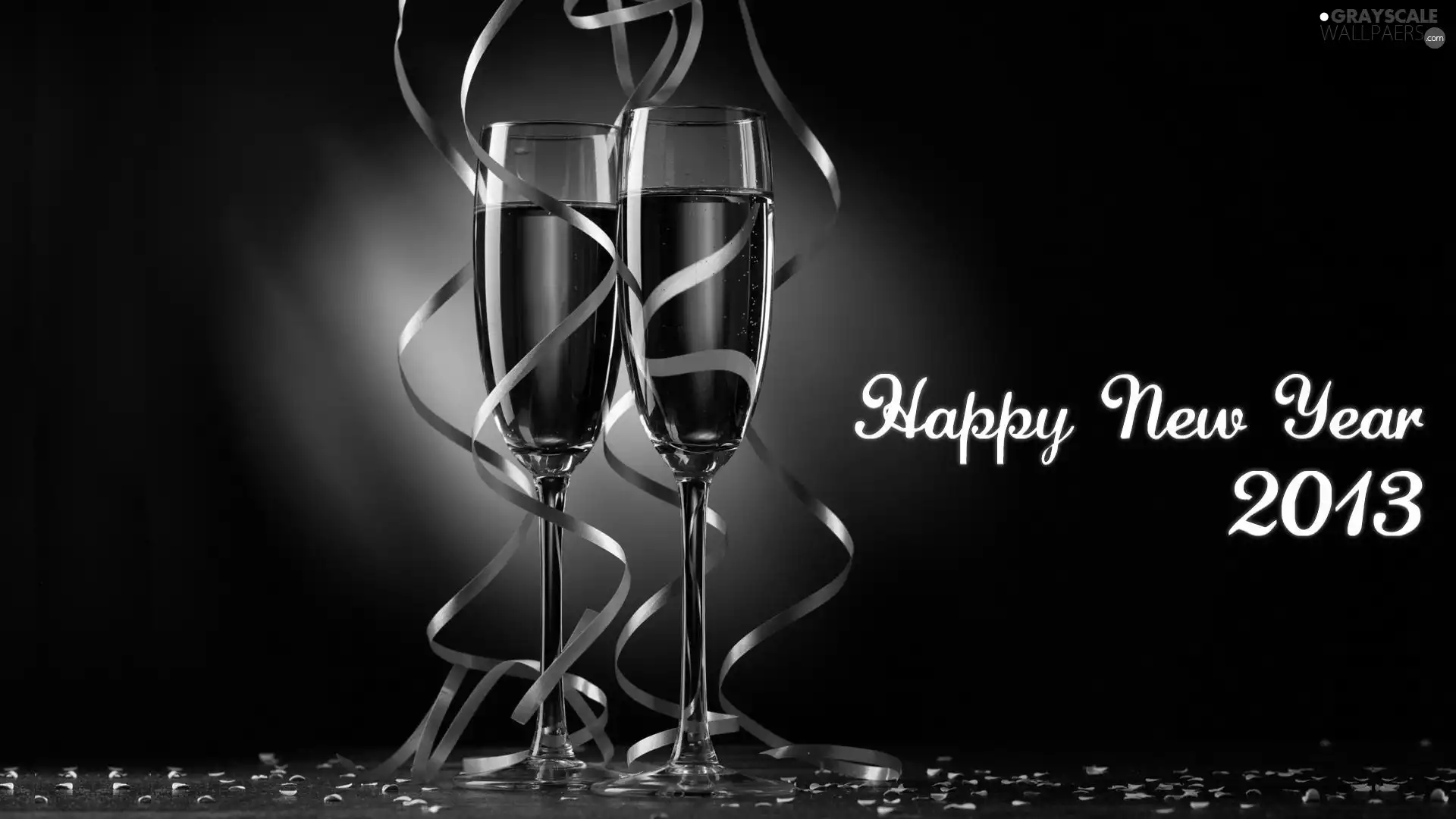glasses, New Year