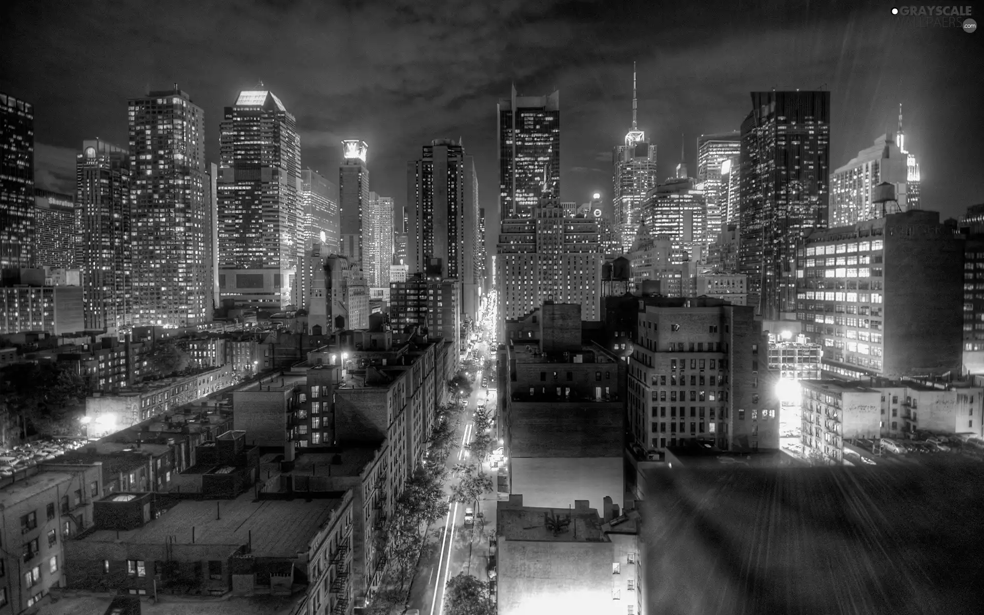 New York, night