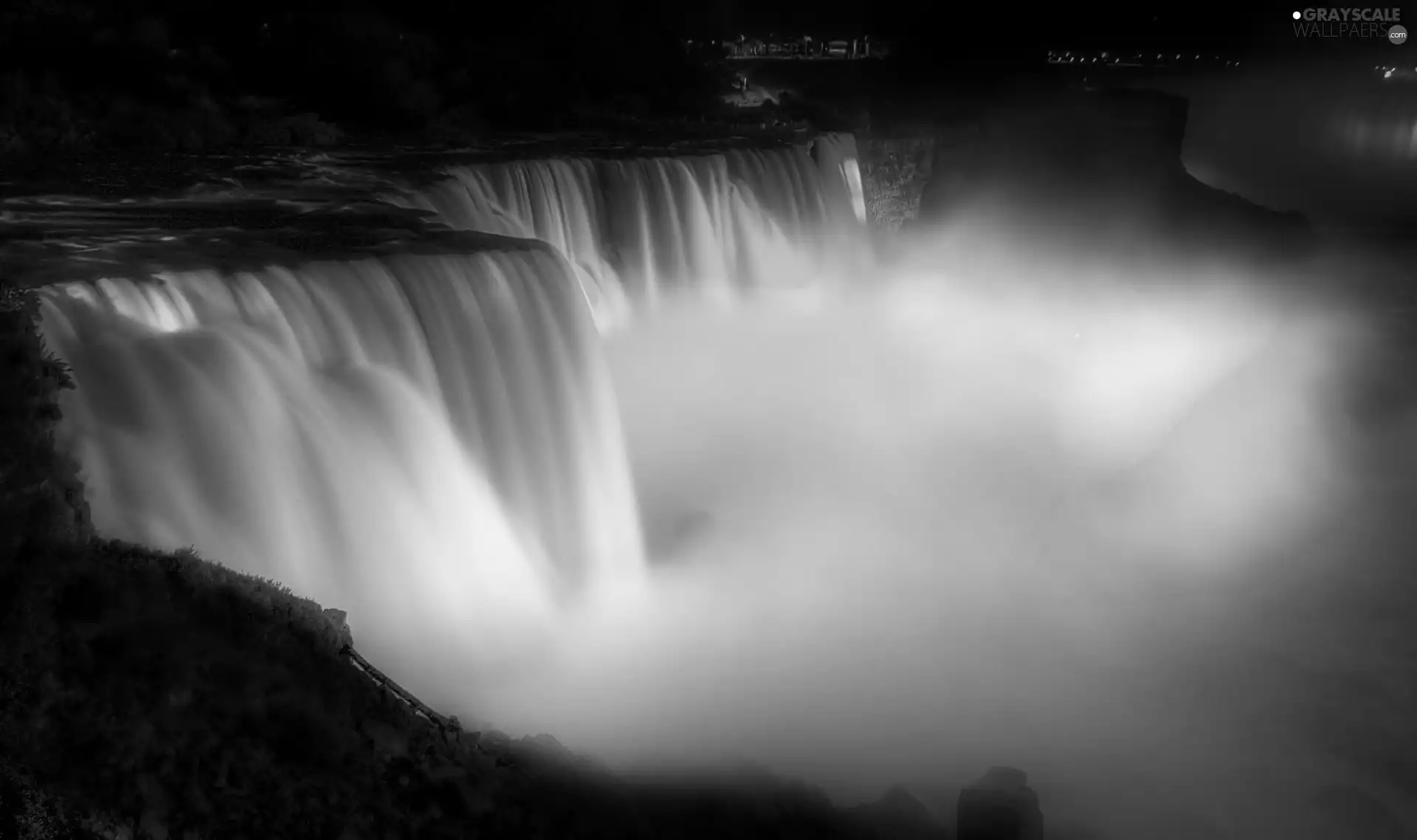Illuminations, waterfall, Niagara Falls