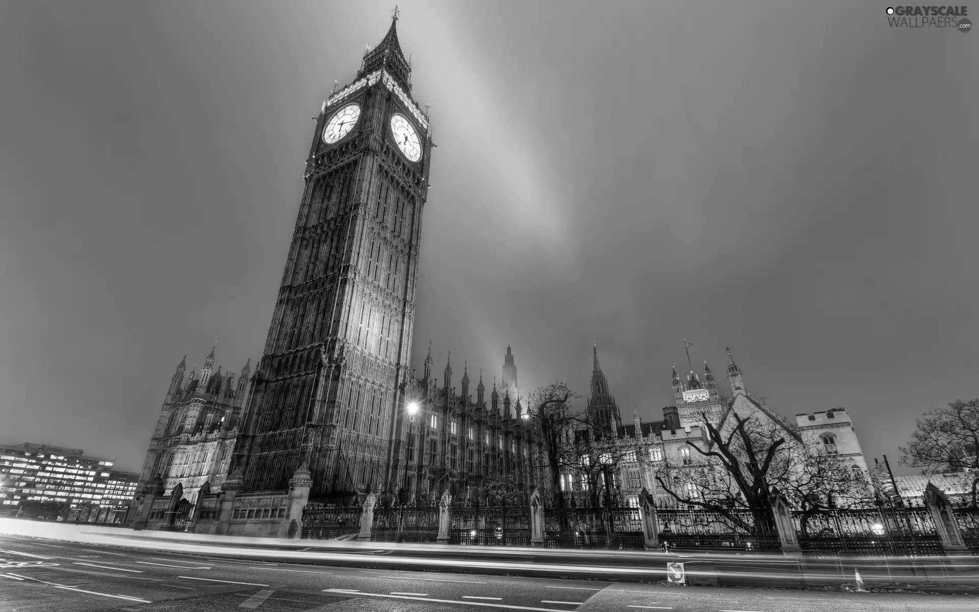 Big Ben, England, Night, London