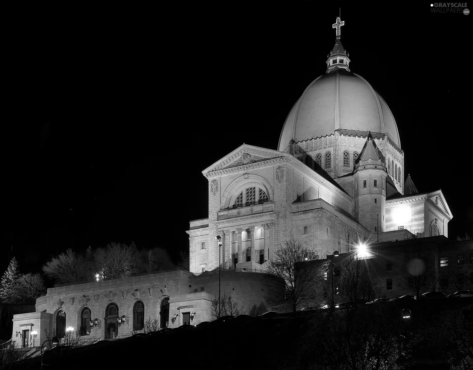 Montreal, St. Joseph, Night, oratorio