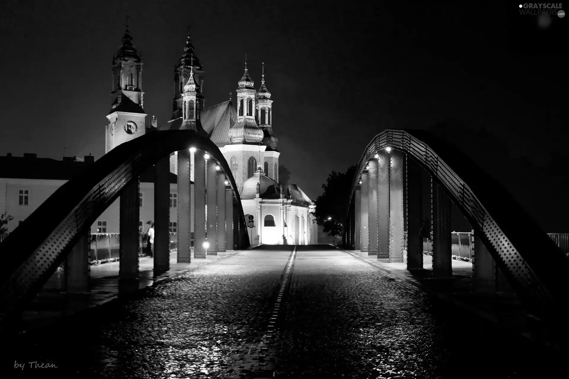 Cathedral of Poznan, Night, Poznań, Jordan Bridge