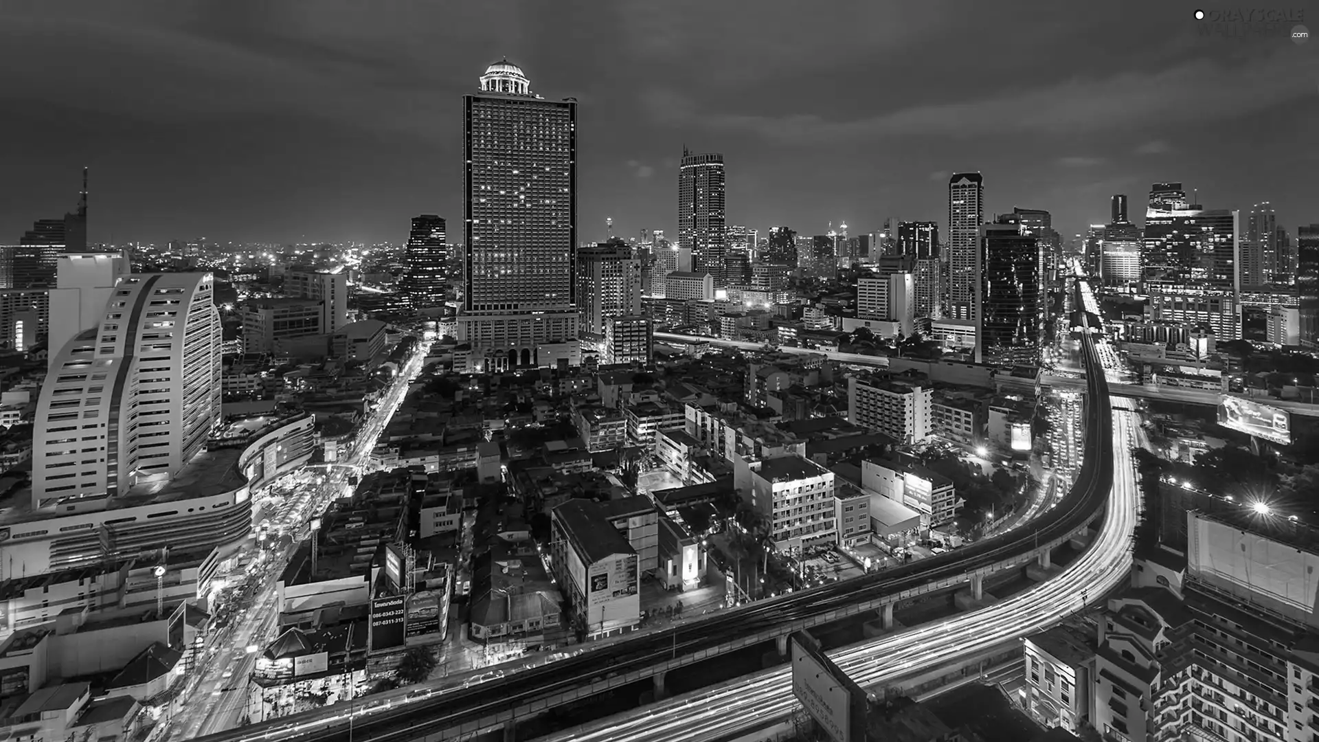 Thailand, Town, Night, Bangkok