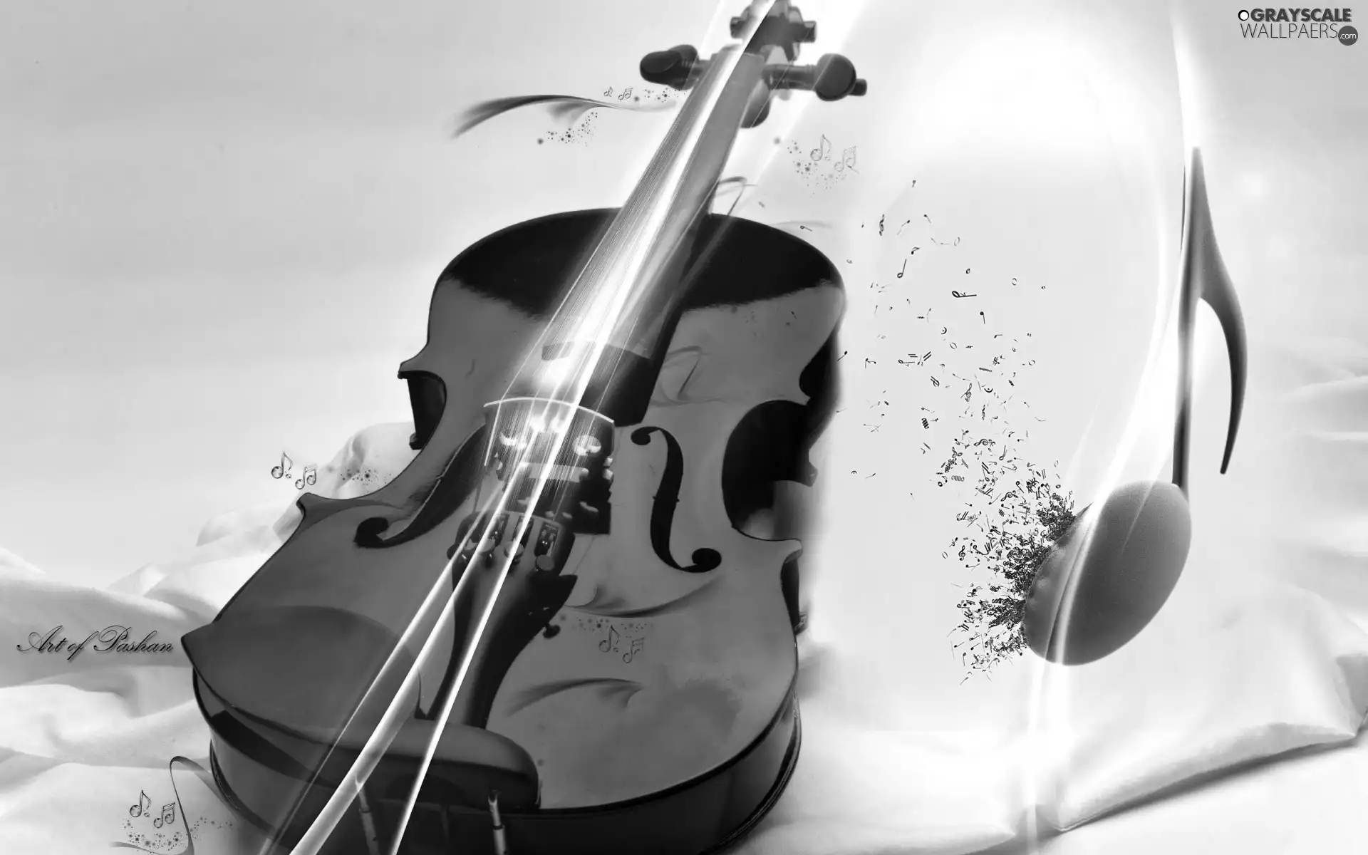 violin, note
