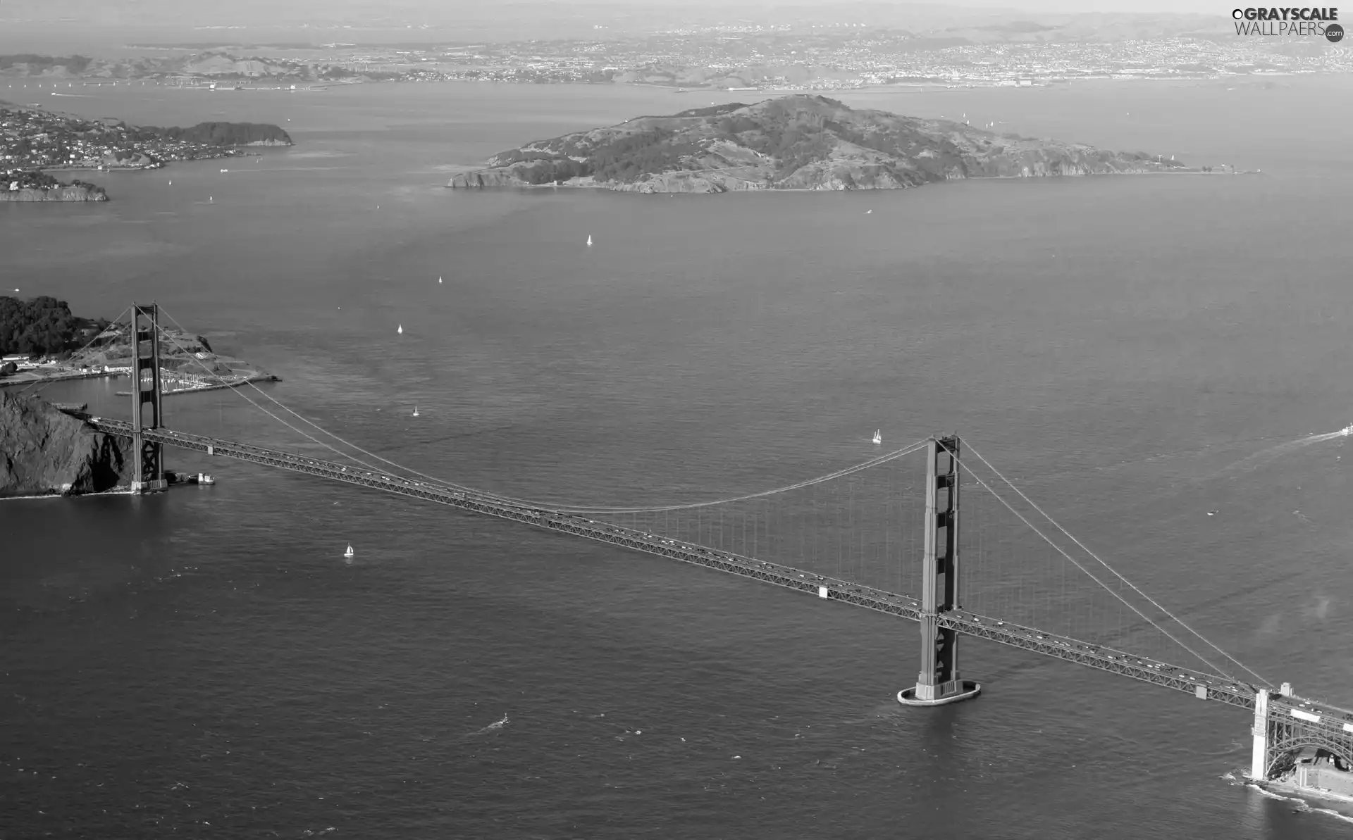 Islands, The Golden Gate Bridge, Ocean