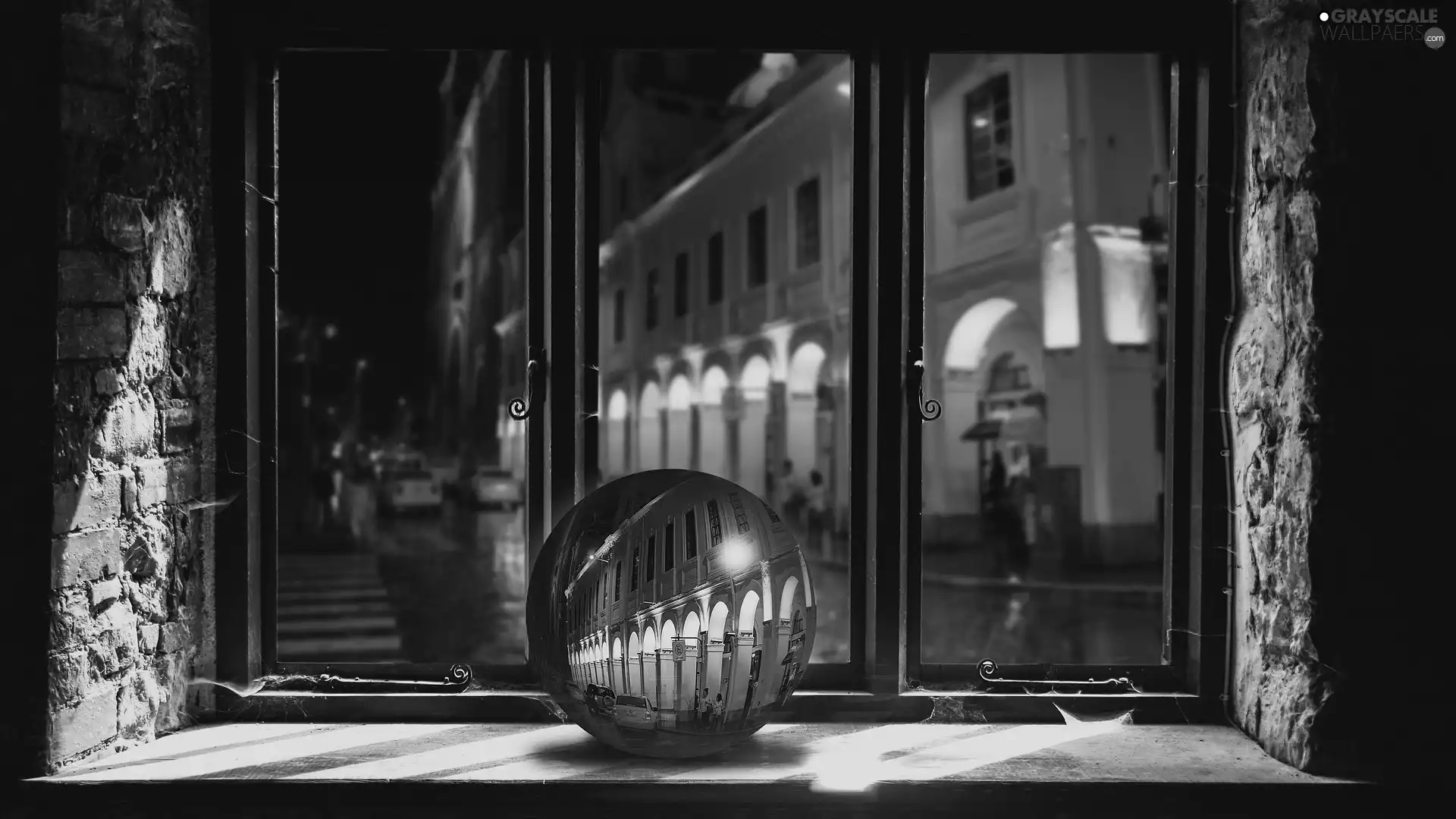 Window, front, house, Orb