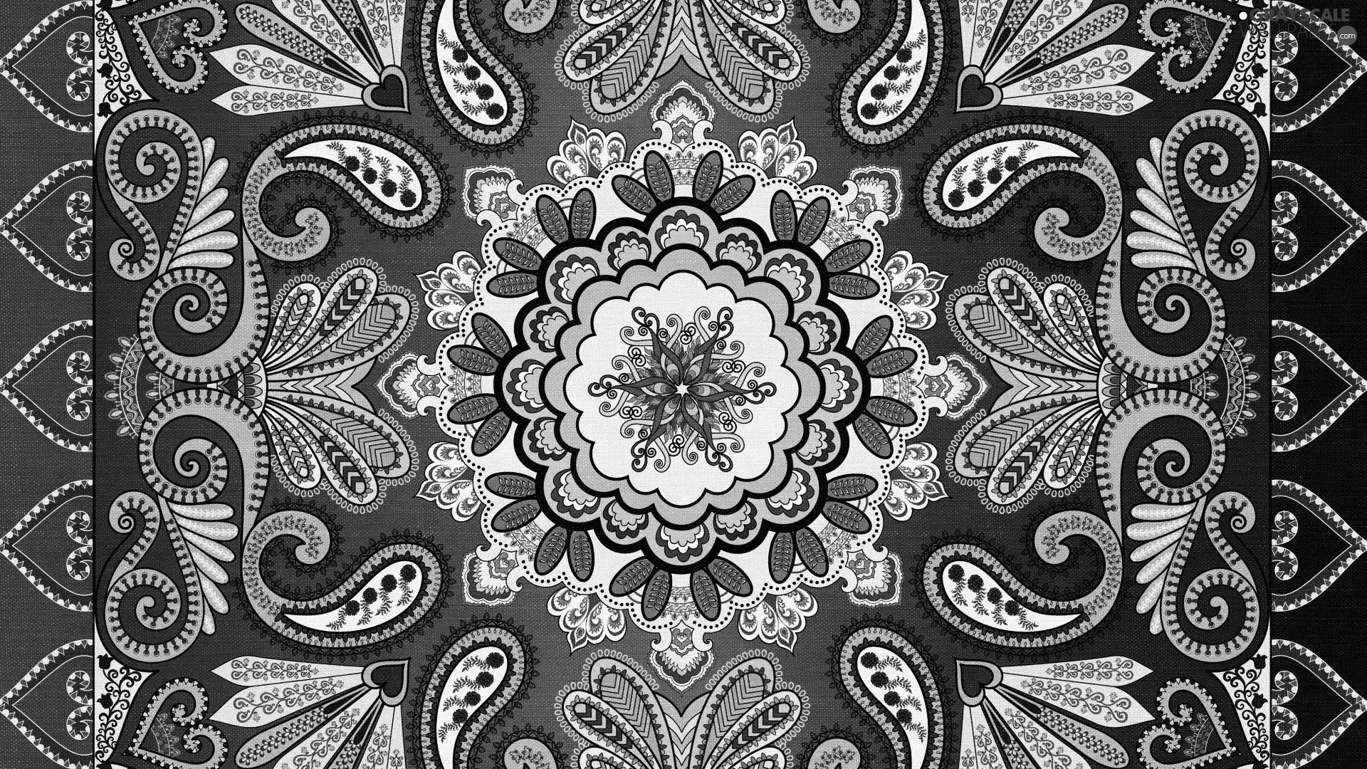 ornament, texture, Brown