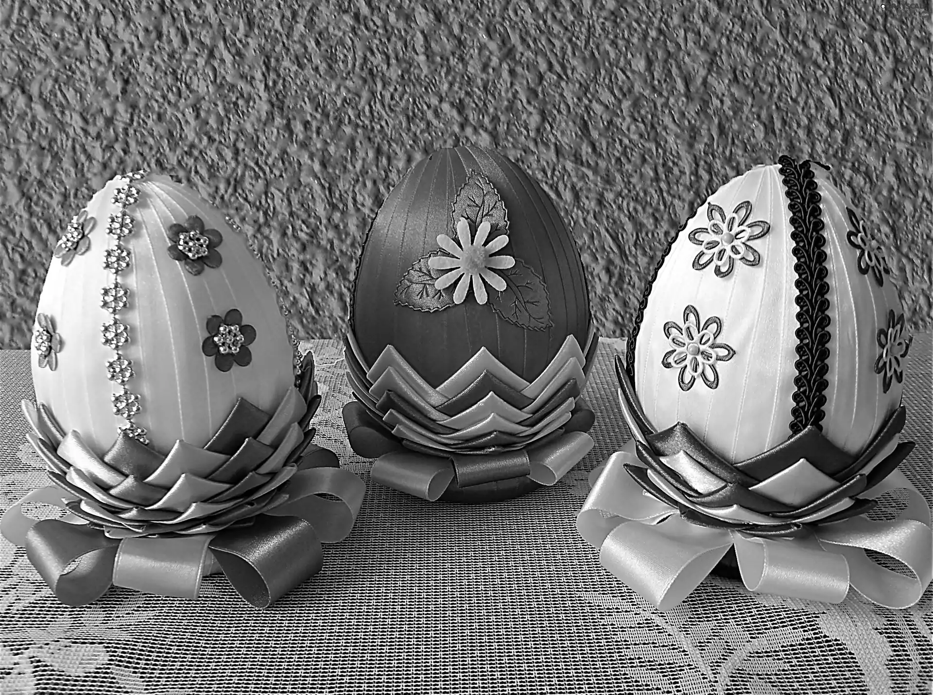 Colored Eggs, Easter, ornamental