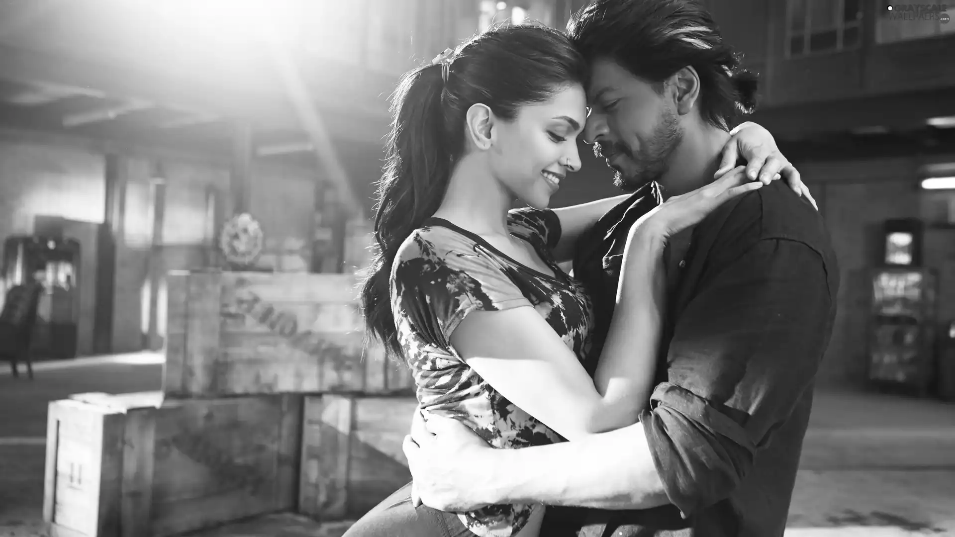 Deepika Padukone, Shahrukh Khan, Women, a man, Actors