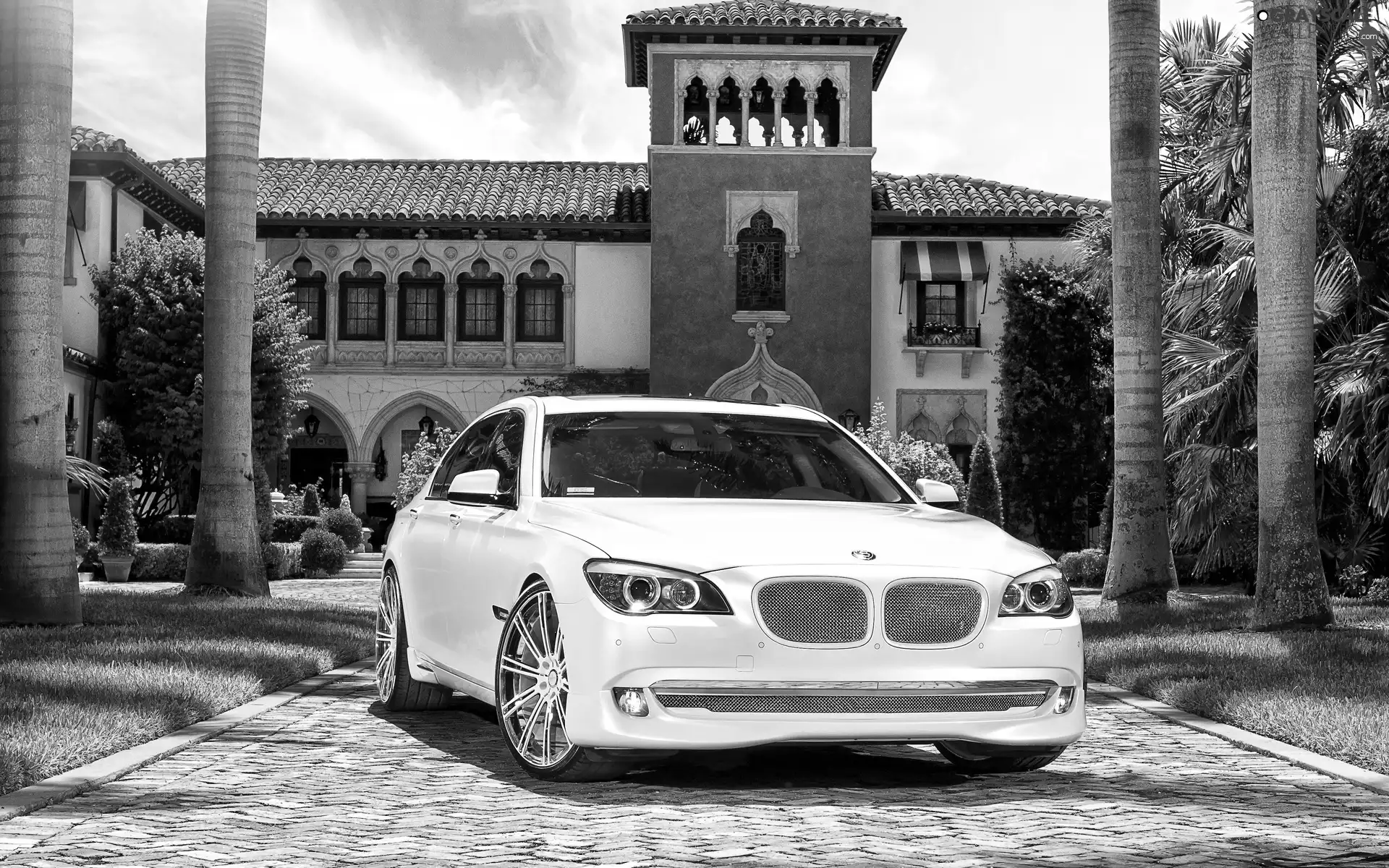 TUNING, BMW 7, palace, White