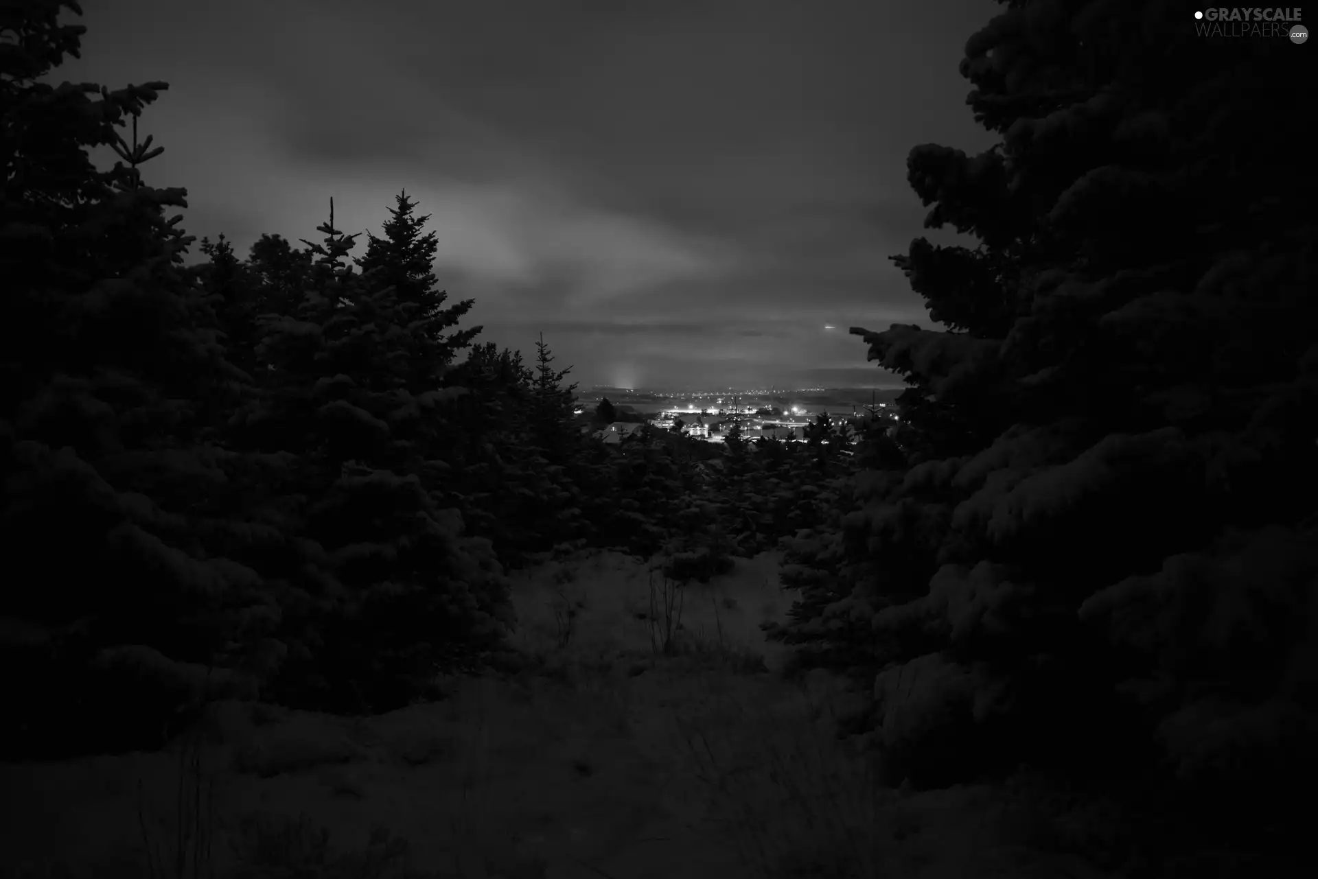 winter, Panorama of City