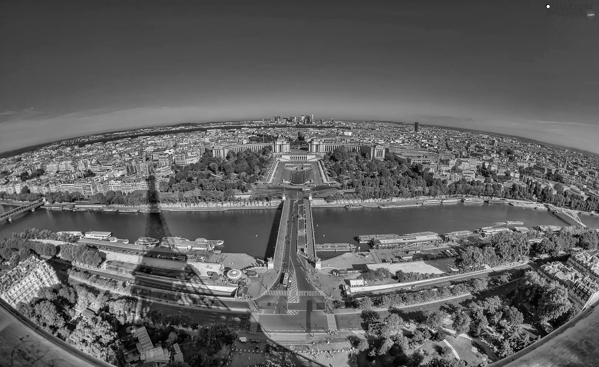 DBZ, The Eiffel Tower, France, panorama, Paris