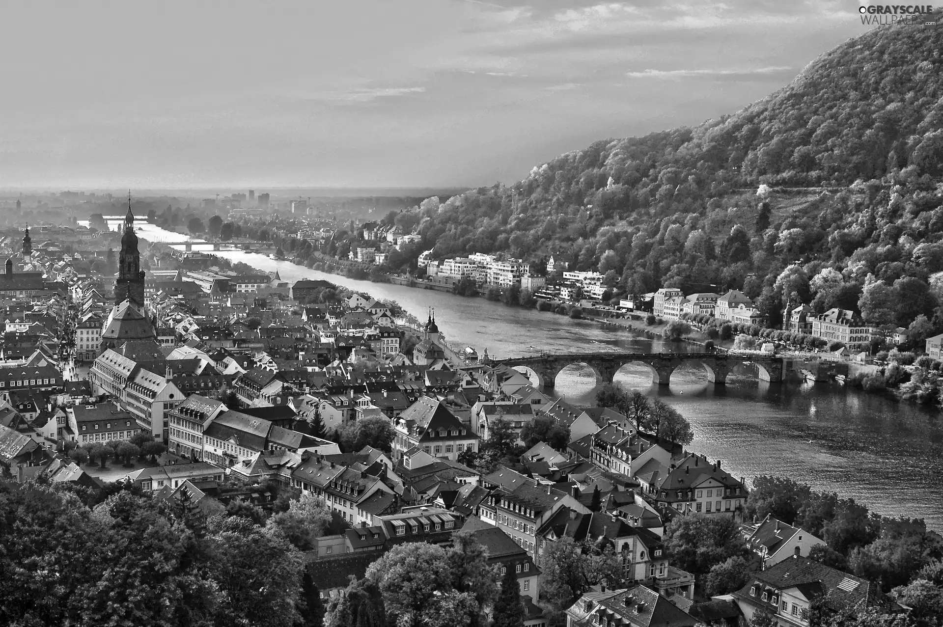 panorama, Heidelberg, Germany