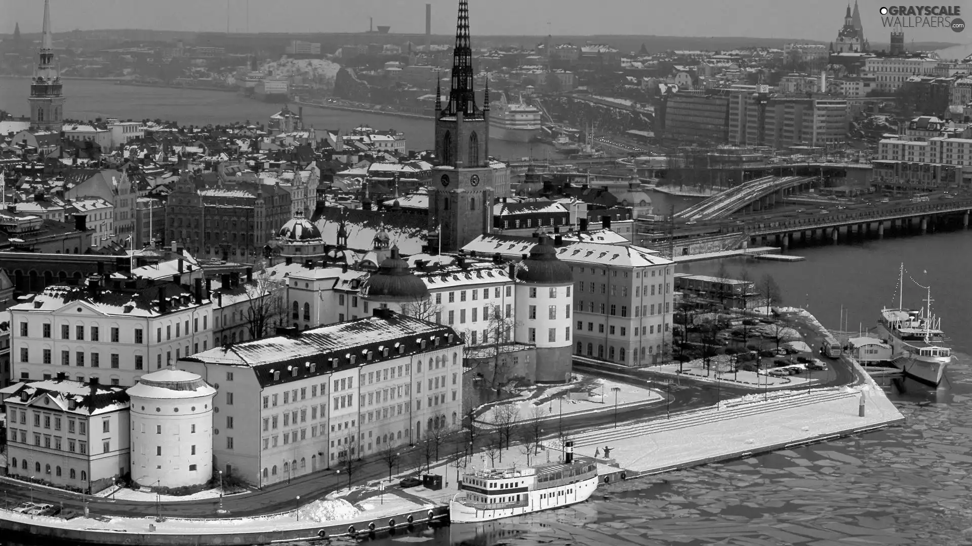panorama, Stockholm, Town